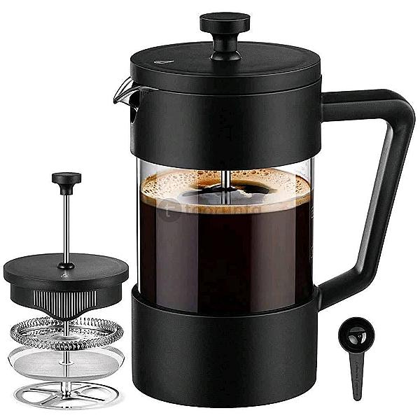 Nuwa French Press – Coffee Maker With 3 Part Superior Filtration 600ml
