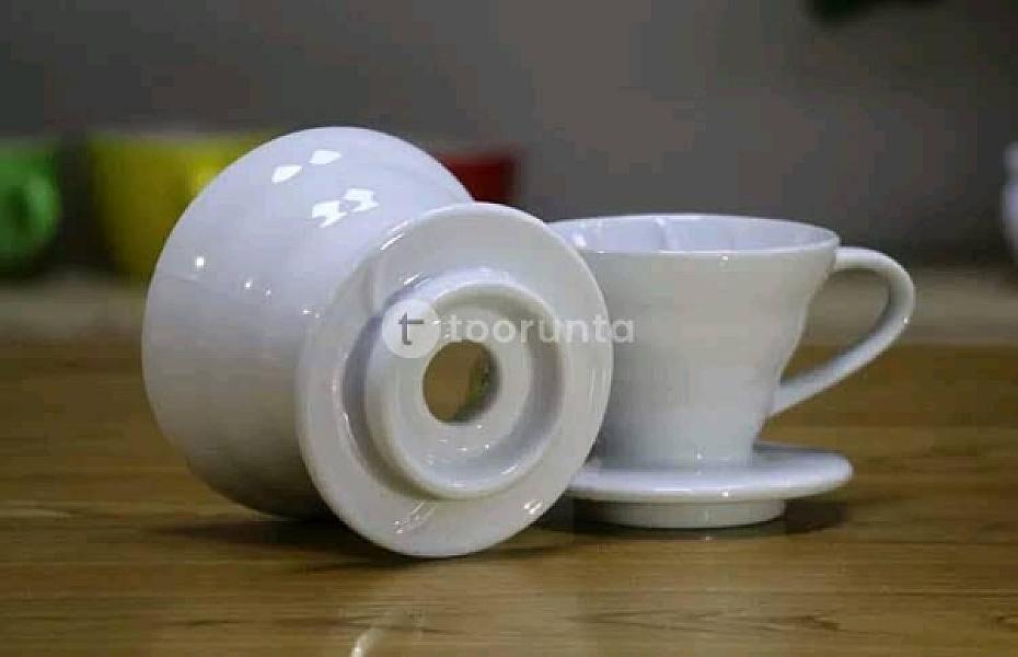 High Quality Hand Punch Coffee Filtercone Cup V60 Ceramic