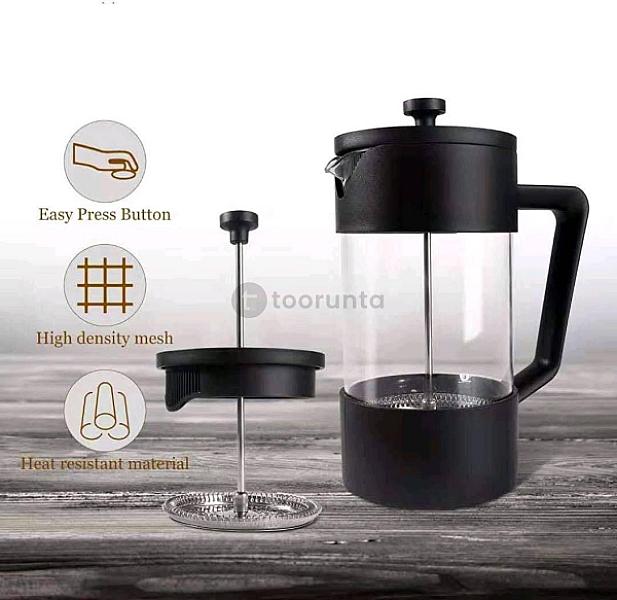 Nuwa French Press – Coffee Maker With 3 Part Superior Filtration 1000ml
