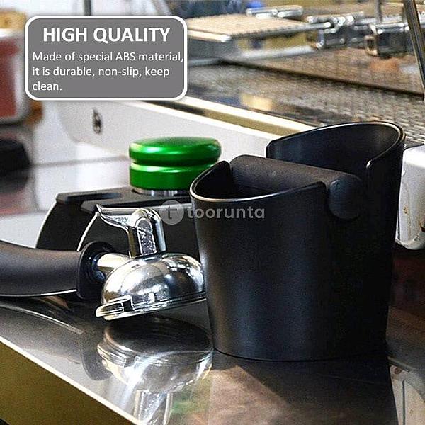 Coffee Knock Box For Coffee Grounds With Removable Knock Bar
