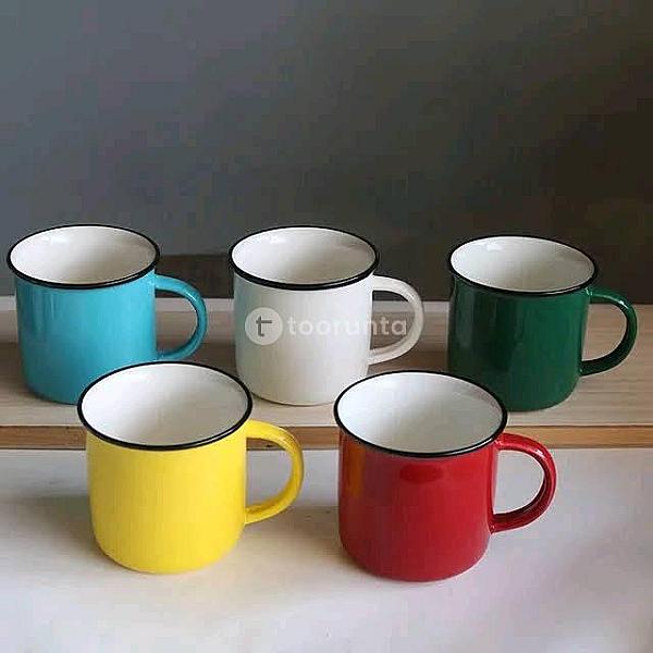 Zen Rolled Rim Ceramic Mug | 350 Ml