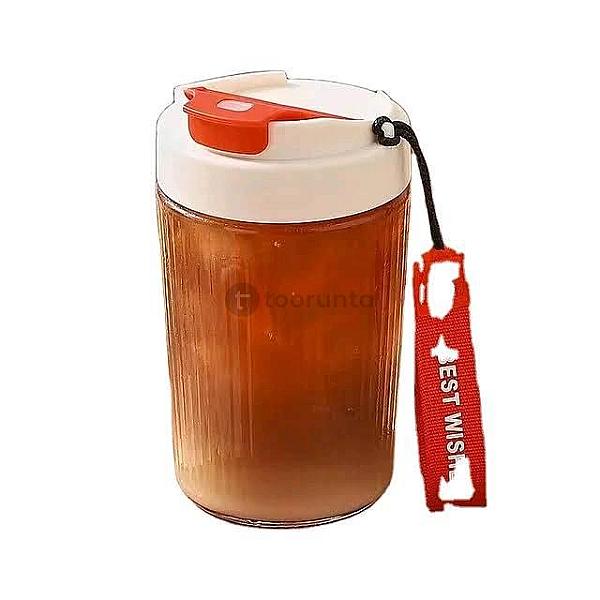 Glass Coffee Tumbler Mug