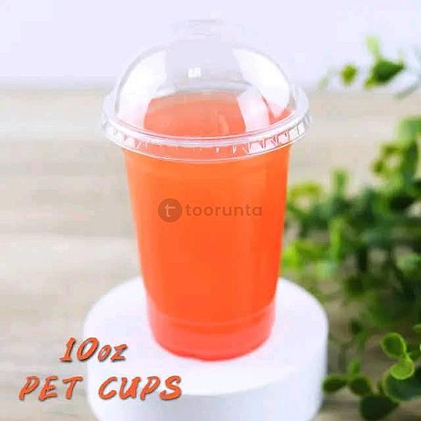 Clear Boba / Bubble Tea Cups With Dome Lid | 500 Ml | Pack Of 50
