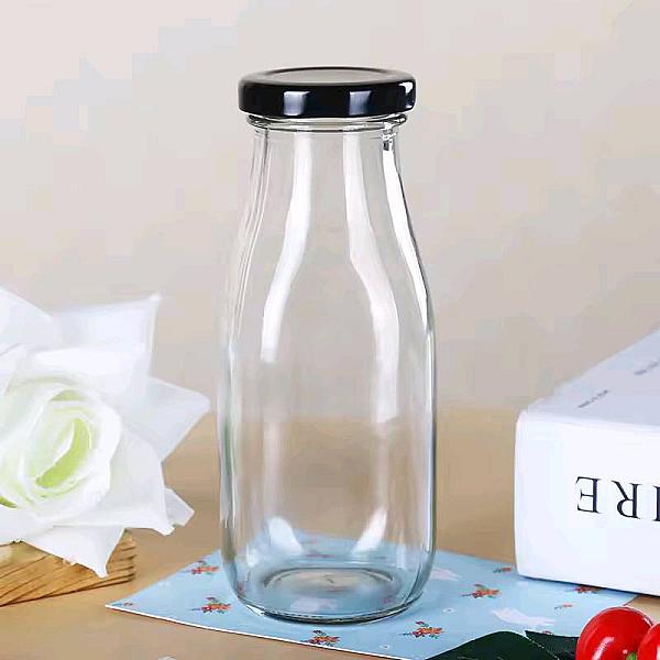 250ml Glass Beverage Bottle With Lids