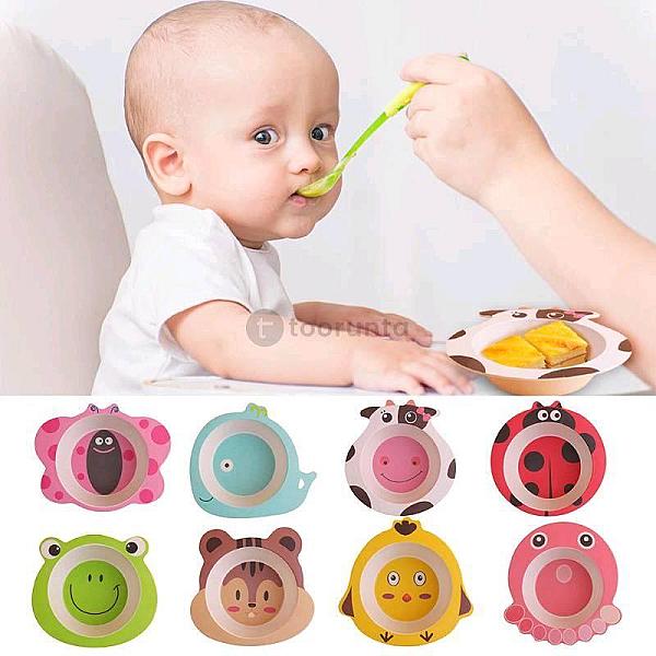 Baby-shaped Melamine Feeding Bowls Of Cute Animal-shaped Bpa Free