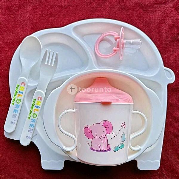 Kids Elephant Dinner Set Bpa Free – 911