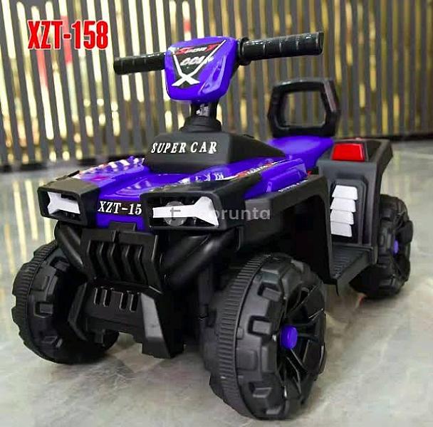 Quad Bike Atv (1-6 Years Old) Rechargeable Battery Light Lamp Music Song Story