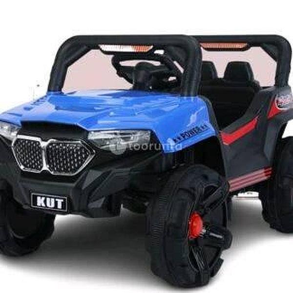 Four Wheel Suv Ride-on Battery Operated Remote Control Jeep For Kids, 1 To 9 Year, Red, White & Blue
