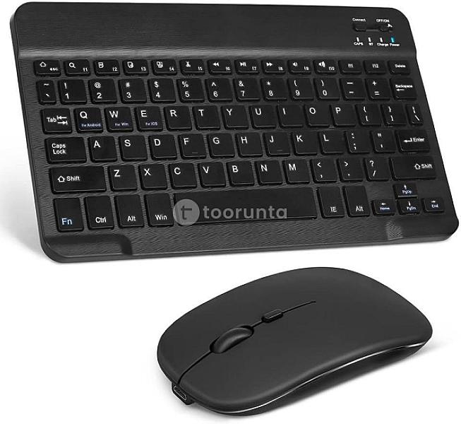 Best Ultra Slim Bluetooth Wireless Rechargeable Mini Keyboard With Mouse