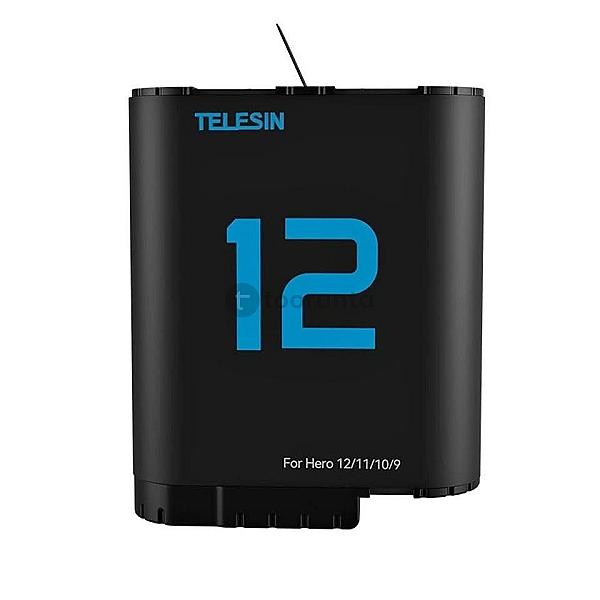 Telesin High Performance Stamina Gopro Battery Replacement For Hero 9 10 11 12 Enduro Battery