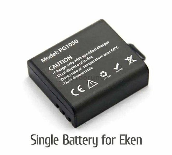 Battery For Eken And Other Generic Action Camera