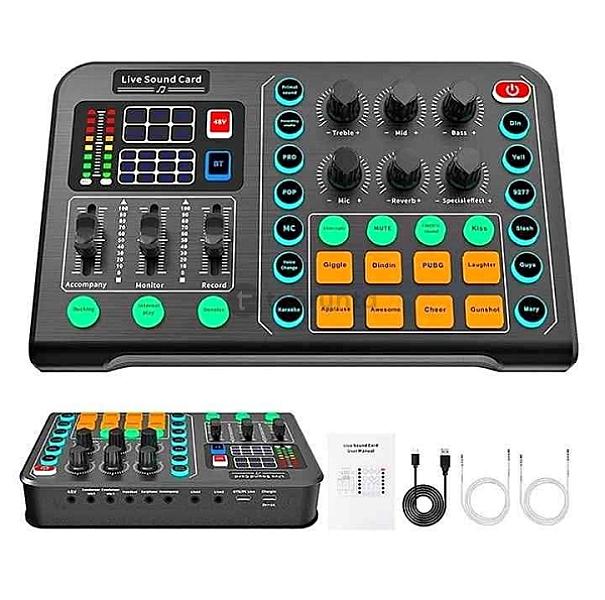 M6 Professional Live Sound Card Noise Reduction Sound Board Sound Mixer Board Lighting Effect Live