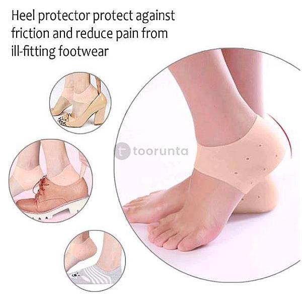 Silicone Heel Anti Crack Set (1 Pair)