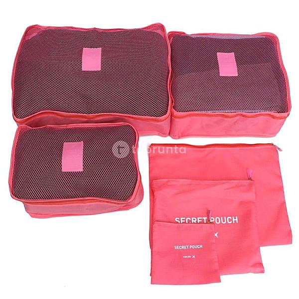 Juniper Travel Bags / Mesh Travels Storage Bags (6 Pcs Set)