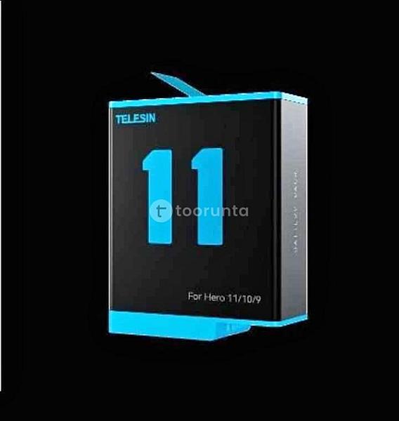 Telesin Original Hero 11 Battery 1750 Mah Fully Decoded Battery For Gopro Hero 11 10 9