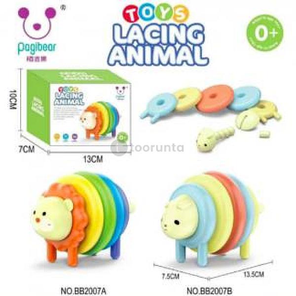 Pagibear Lacing Animal Toy 0+