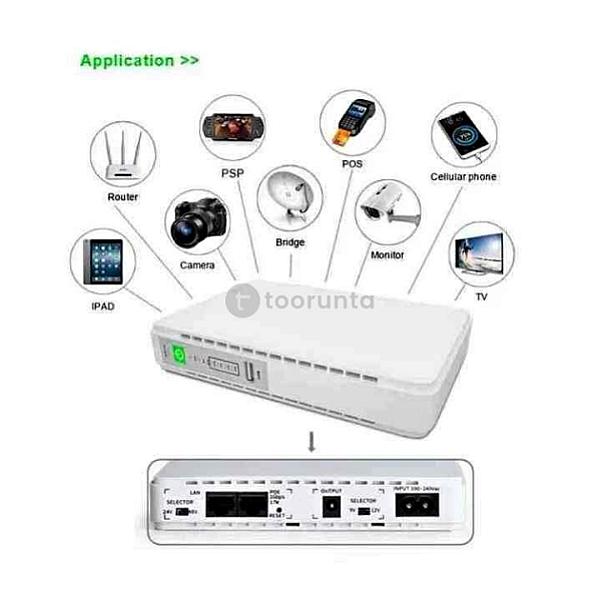 8 Hours Power Backup Smile Power Router Ups Poe-430p (8800mah)