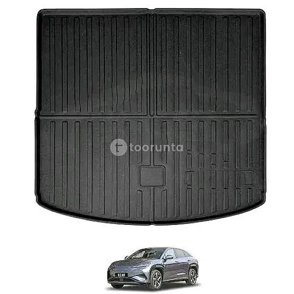 Tpe Trunk Mat For Byd Sealion 7 | 1-piece All-weather Waterproof Cargo Liner | Heavy-duty Anti-slip Rear Boot Floor Protector | Dikki Mat