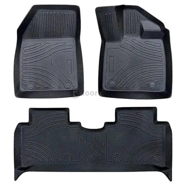 3-piece Tpe Floor Mat Set For Byd Atto 3 | All-weather 3d Car Floor Mat Set | Waterproof, Anti-slip Interior Floor Liners For Complete Cabin Protection