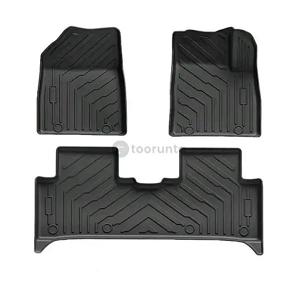 3-piece Tpe Floor Mat Set For Byd Atto 2 | All-weather 3d Car Floor Mat Set | Waterproof, Anti-slip Interior Floor Liners For Complete