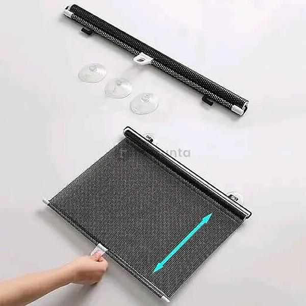 Suction Cups | Polka Dot Designed | Portable Uv Protection Window Blind Curtain | Foldable | Block Harsh Lights