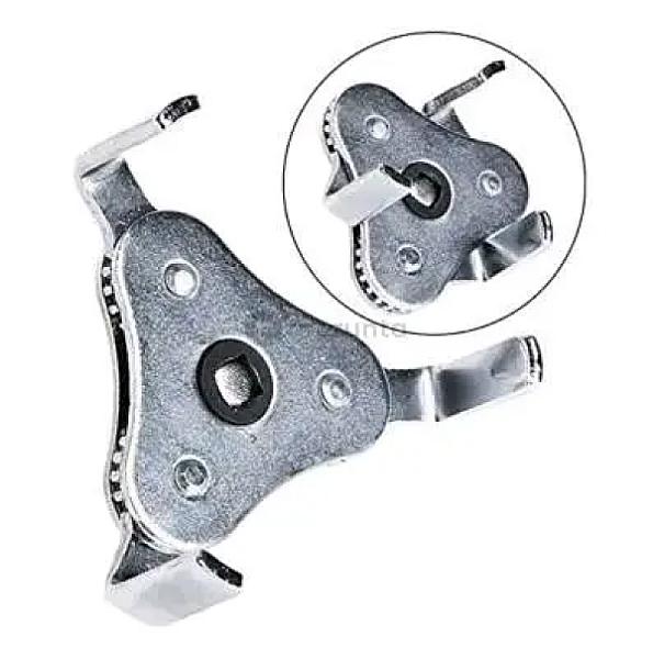 1pc 3-jaw Adjustable Oil Filter Wrench | Universal Adjustable Oil Filter Removal Tool | Heavy Duty Oil Filter Disassembly Tool For Vehicle Maintenance