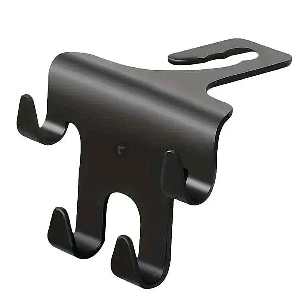 Car Interior Headrest Hooks With Phone Holder | Waterproof Back Seat Headrest Hanger, Plastic Purse Holder, Grocery Bag Hook & Mobile Phone Stand For Cars