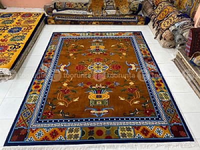 Nepali handmade carpet Tibetan design Nepali carpet free home delivery all over Nepal worldwide shipping