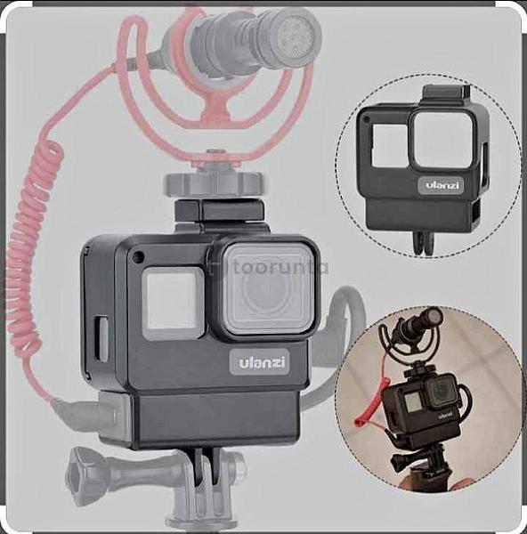Ulanzi V2 Vlogging Case With Cold Shoe Mount For Microphone,led Light Compatible With Gopro 567