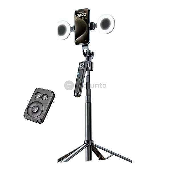 Plokama Auto-a7 Pro Ai 360° Rotating Tripod Portable Selfie Stick With Automatic Ai Face Tracking