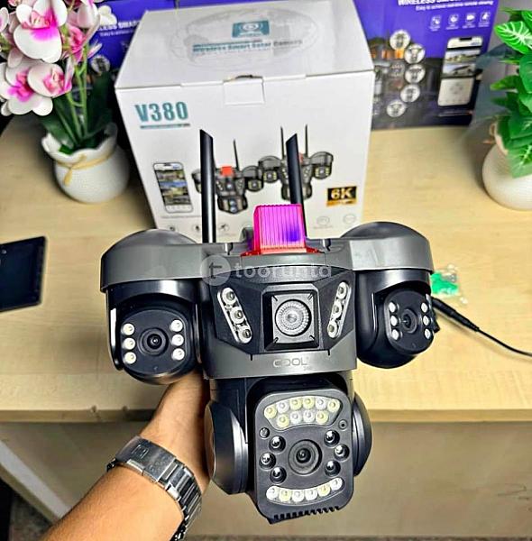 3 Lens Cctv Camera Siren 🚨