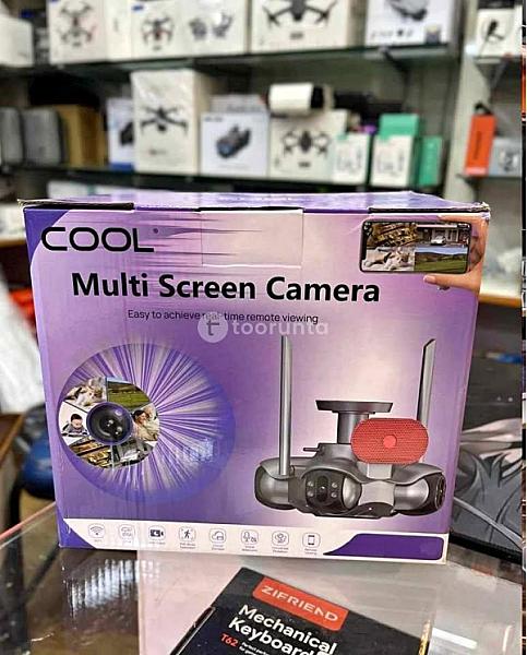 Multi Screen Security Cctv Camera 4lens ,4display And 4camera With 32 Gb Memory Card Free
