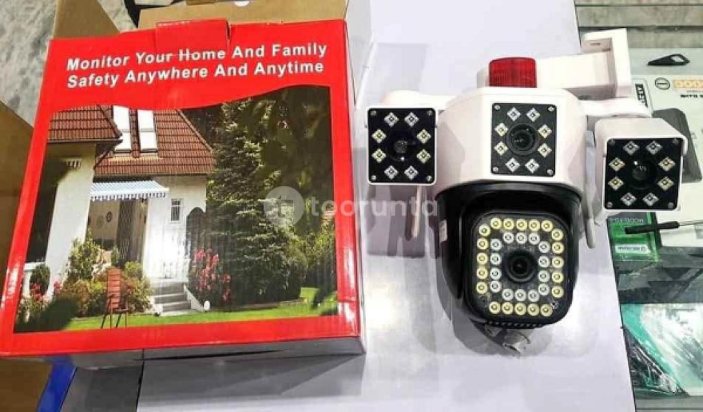 3 Lens 3 Frames 10x Optical Zoom Wireless Cctv Wifi, Ip Security Camera