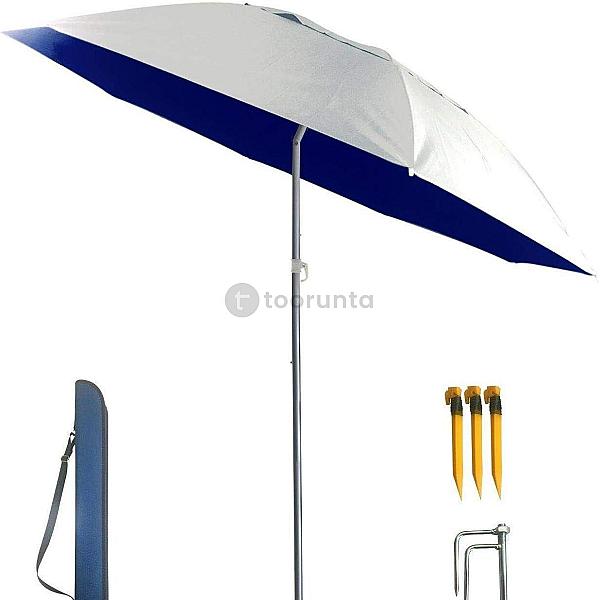 Portable Umbrella | Bendable Head | Portable Holder Stake For Camping Outdoor Use, Beaches | Water Resistant | Strong Material Used