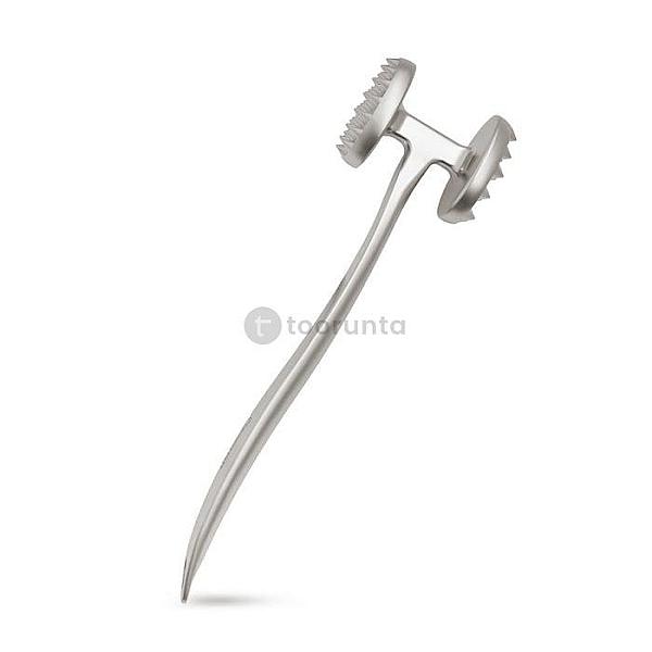 Heavy Duty Meat Tenderizer Hammer | Eotia Brand Stainless-steel Meat Pounder & Steak Tenderizer | Double-sided Kitchen Mallet For Buff, Chicken & Pork