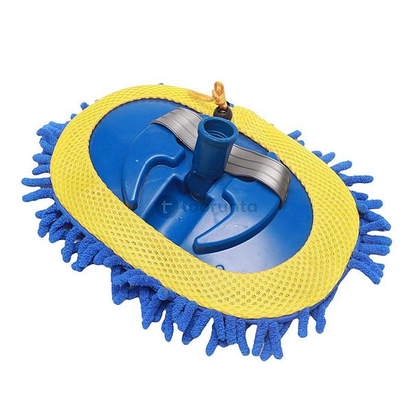 Car Duster Blue/yellow Color Car Dust And Dirt Removal Duster/mope