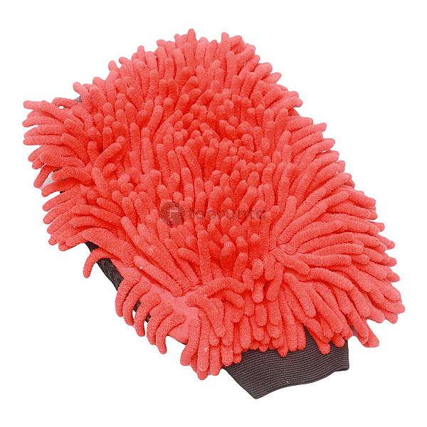 Cleaning Glove Red Color For Car And Other Vehicles