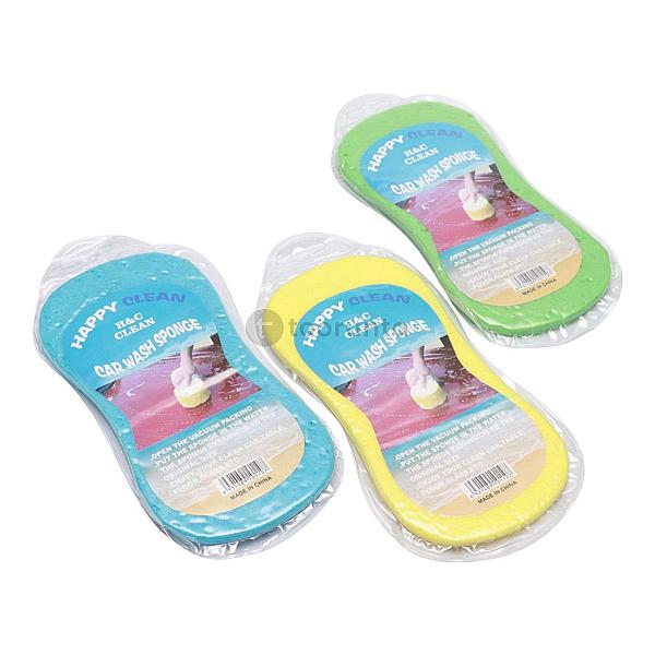 Sponge Multicolor Happy Clean Car Wash Sponge