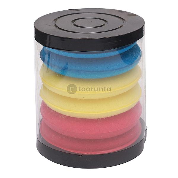 Multicolor Sponge 6 Set Automotive | Car Cleaning, Polishing And Wiping