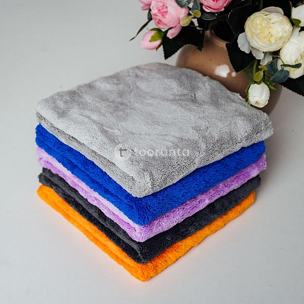 Microfiber Car Cleaning Towel 40 × 40 Cm | Ultra Soft Super Absorbent Car Drying Cloth | Lint-free Multipurpose Cleaning Car Detailing, Home, Kitchen & Glass