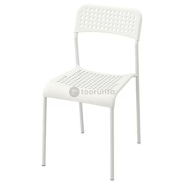 Chair Indoor/outdoor Back Rest Chair | Multipurpose And Modern | Bathroom & Shower Chair For Home, Kitchen, Living Room, Office, Steam Room | Strong And Sturdy Structure | White
