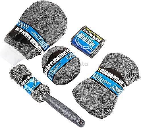 Car Washing Kit, Car Cleaning Supplies Kit | Car Cleaning Kit With Brushes, Towels, Sponges, And More, Interior Exterior Car Care Supplies For Cars