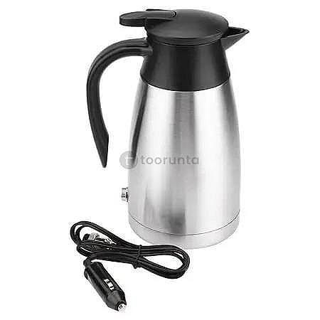Electric Vehicle Mounted Kettle With Fast Heating & Auto Shut Off 1.5l | Portable Car Travel Water Boiler For Tea, Coffee, Milk & Hot Water On The Go | Water Heater