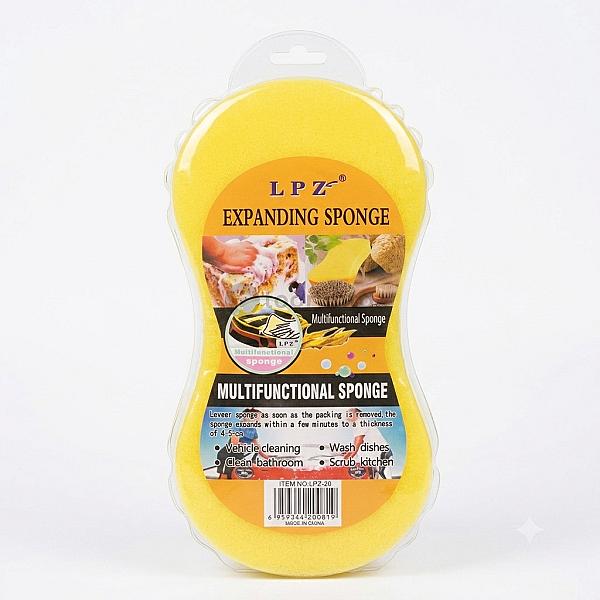 Cleaning Sponge | Multi-purpose Compressed Foam Sponge For Kitchen, Bathroom, Car Wash, Dishes & Household Cleaning | Easy To Clean | Ergonomic Easy Grip Design