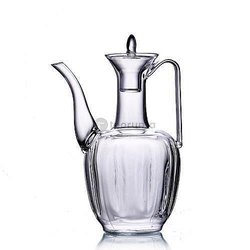 Borosilicate Glass Tea Pot With Glass Handle | Heat Resistant Transparent Coffee Pot | Creative Vintage Water, Milk & Tea Pouring Pot For Home And Office |