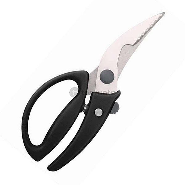 Heavy Duty Poultry Shears Kitchen Scissors | Stainless Steel Spring-loaded Chicken Bone Cutter | Multipurpose Meat, Fish & Food Cutting Shears
