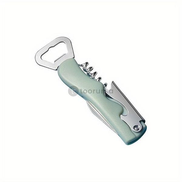 3-in-1 Corkscrew Wine Opener | Eotia Brands Professional Wine Key With Foil Cutter & Bottle Opener | Foldable Cork Remover For Home, Bar & Restaurant