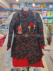 Full coat serwani suit for kids