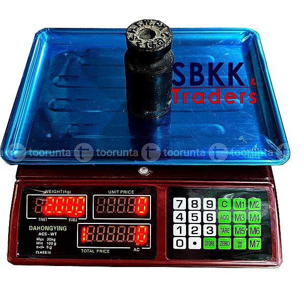 30 Kg Weighing Scale Dahongying