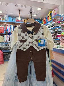 Baby boy woolen romper